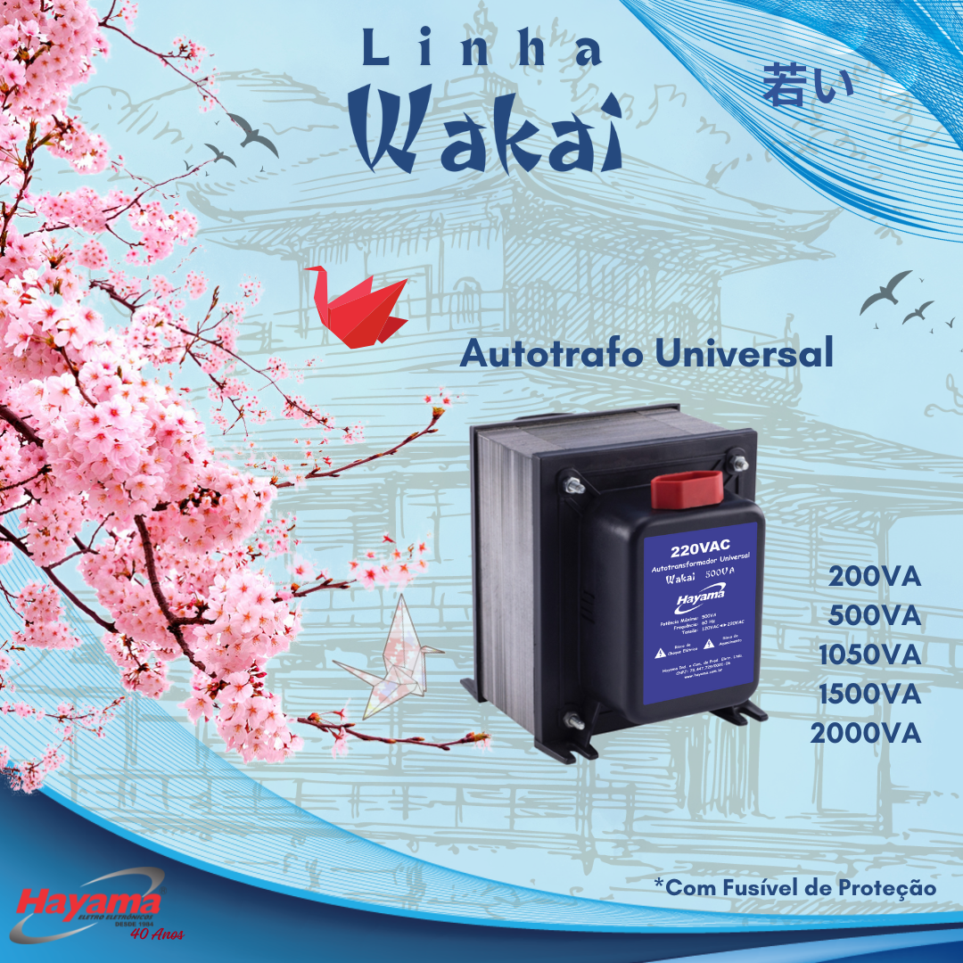 Autotransformador - Linha Wakai